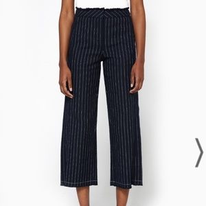 T by Alexander Wang pinstripe cropped trousers